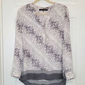 Rose & Olive Sheer button up top